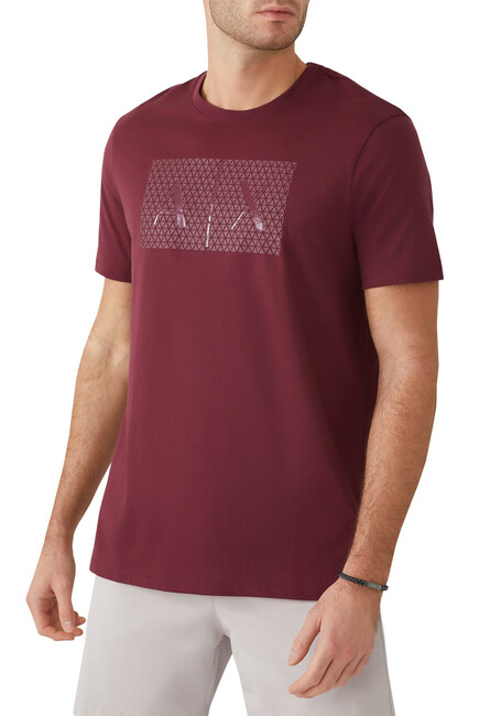 Triangulation Logo Print T-Shirt